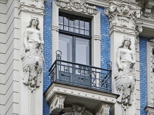 Art Nouveau, Riga.  Photo: dalbera.