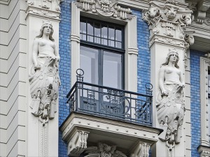 Art Nouveau, Riga.  Photo: dalbera.