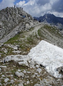 And a short walk led us to a summit.