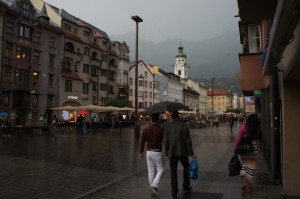Summer Evening Rain in Innsbruck