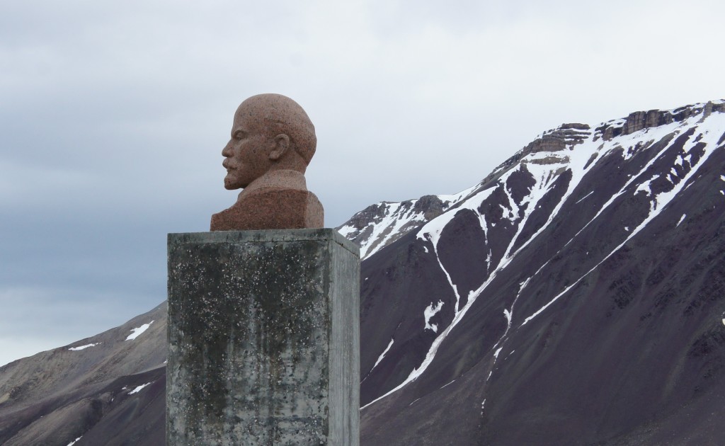 Lenin is still watching over Pyramiden