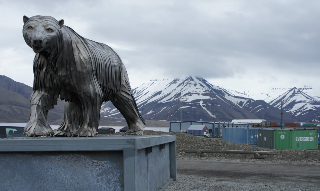 Bear Statue Longyearbyen Svalbard